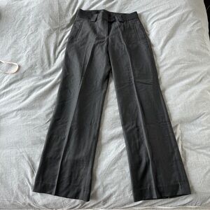 100% Wool Dark Gray Pants Trousers